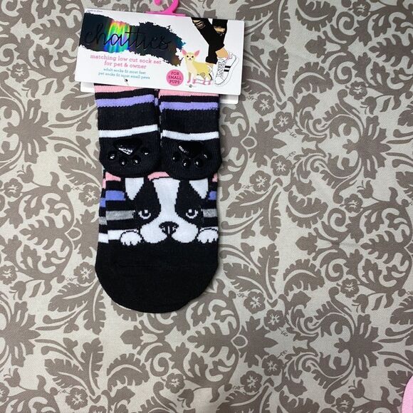 Chatties Matching Sock Set for Pet & Owner for small pups - Picture 2 of 5